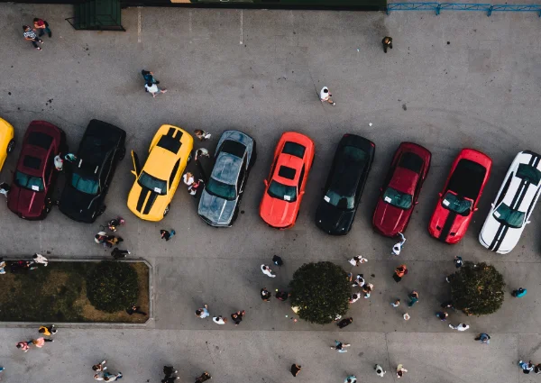 Airport car park for park and ride service