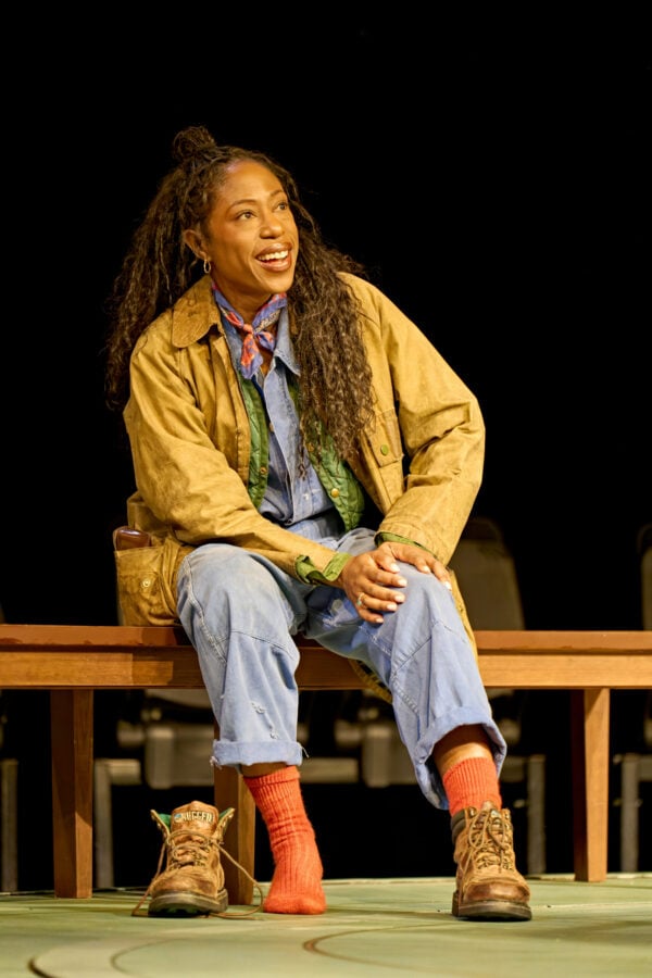 Nikki Amuka-Bird performing in Arcadia