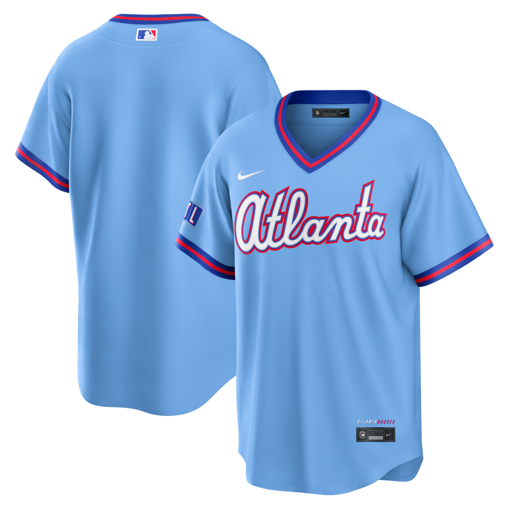 Atlanta Braves Nike powder blue 2026 City Connect Stadium Jersey