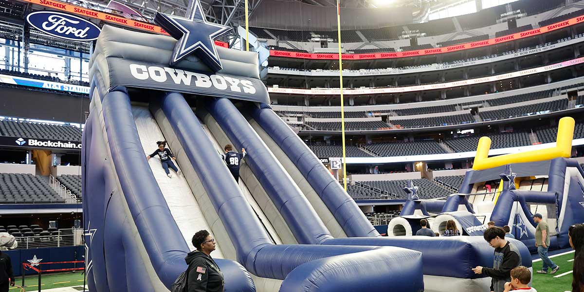 Rally Day activity at AT&T Stadium
