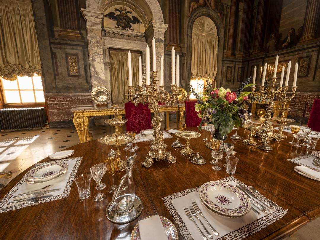Gilded interior detail at Blenheim Palace