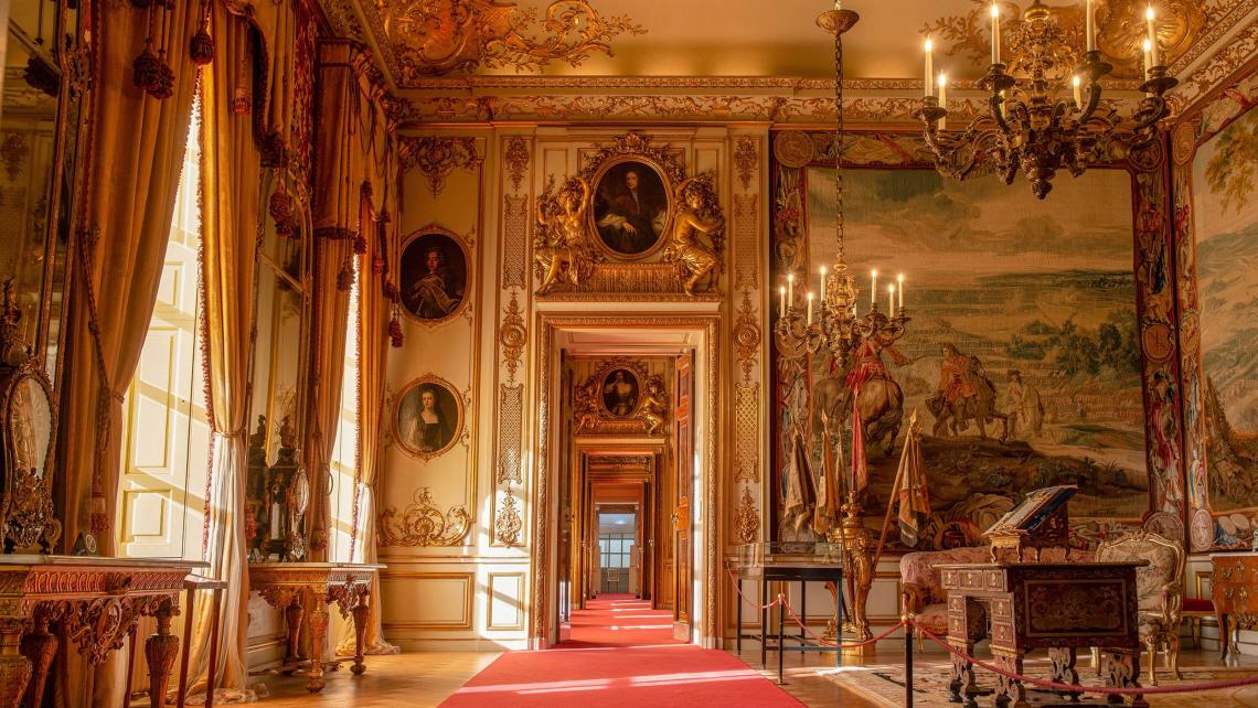 The Long Library at Blenheim Palace