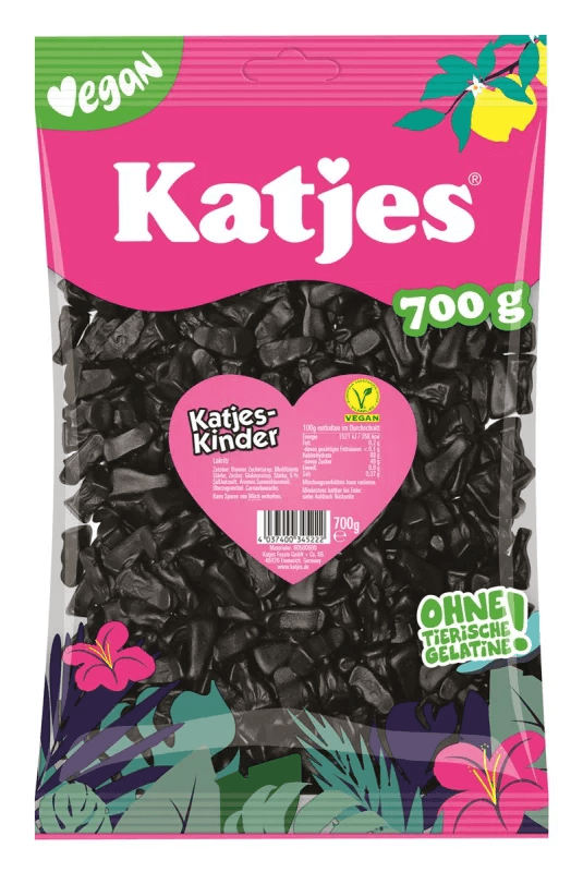Katjes Kinder Vegan Lakritzpackung