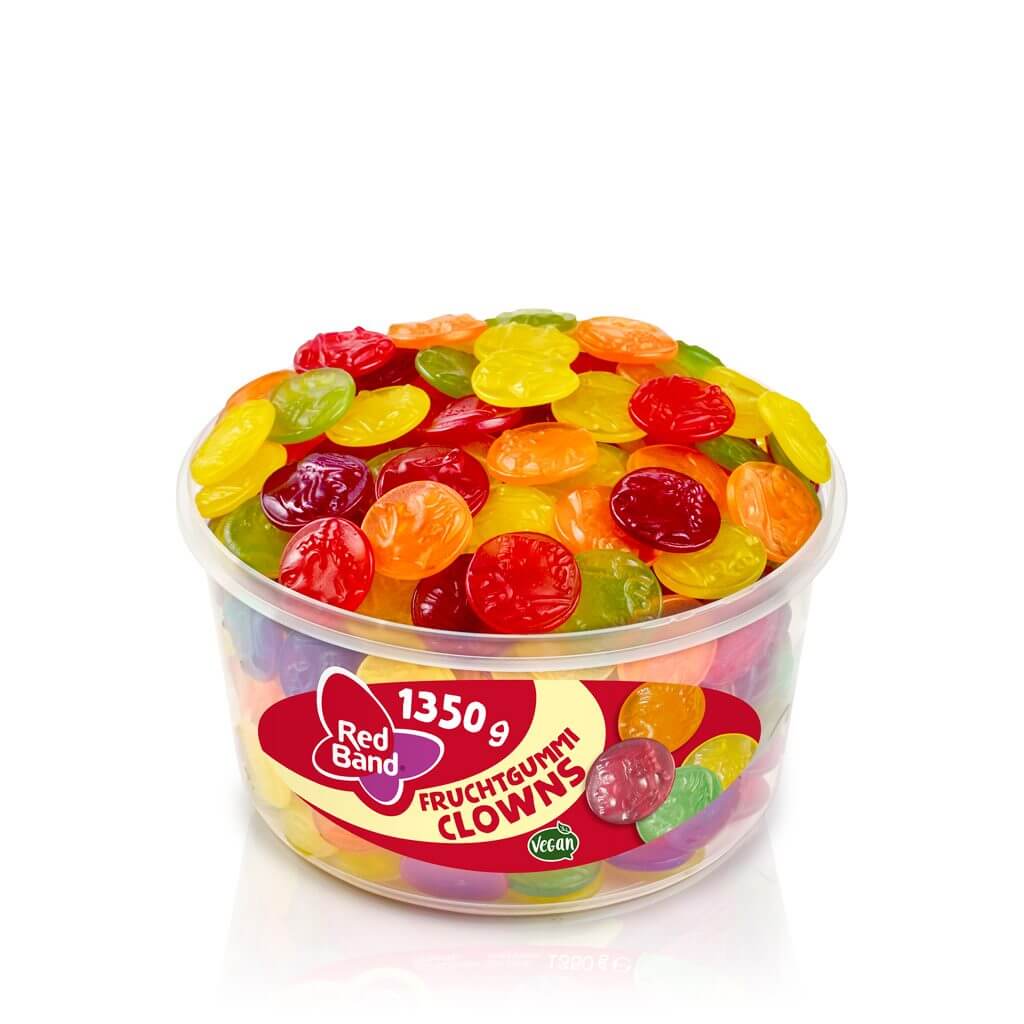 Red Band Fruchtgummi Clowns Großpackung