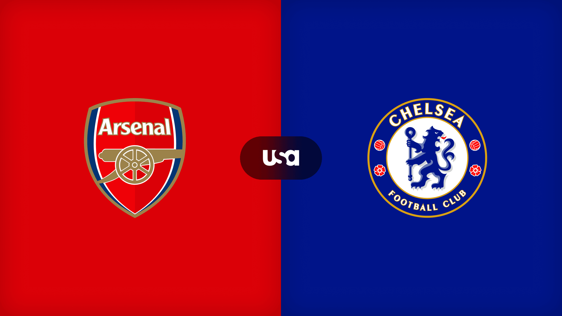 Arsenal versus Chelsea Premier League event artwork at Cosm