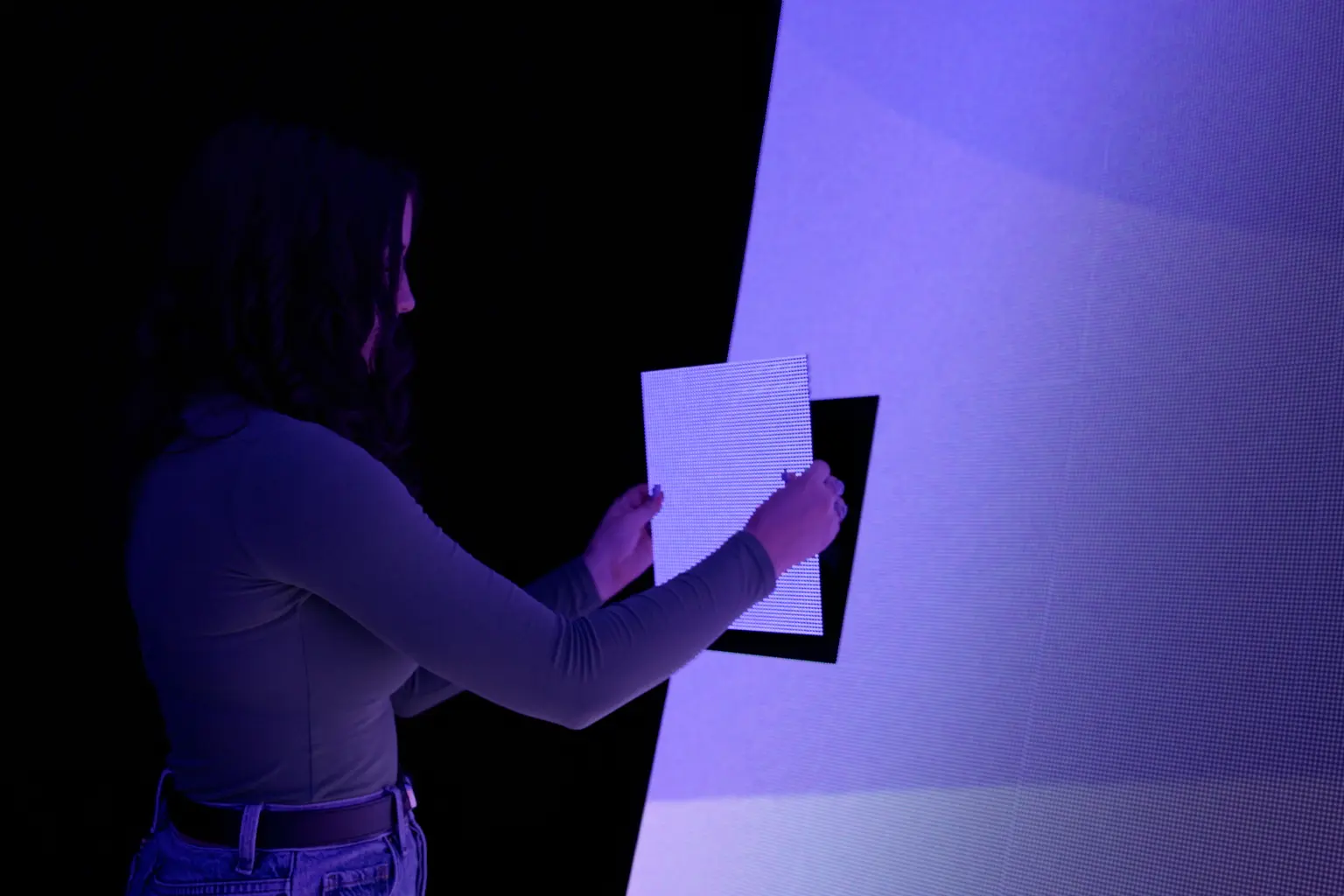 Curved LED panel technology used in a Cosm Dome