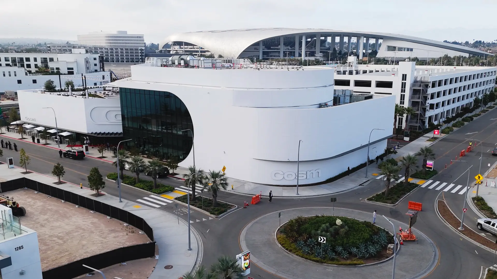 Cosm Los Angeles venue exterior at Hollywood Park