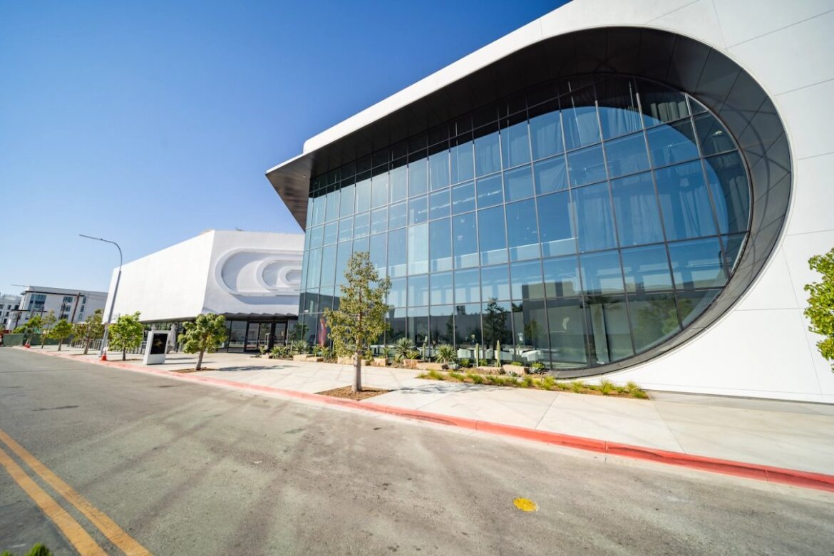 Cosm Los Angeles venue exterior at Hollywood Park