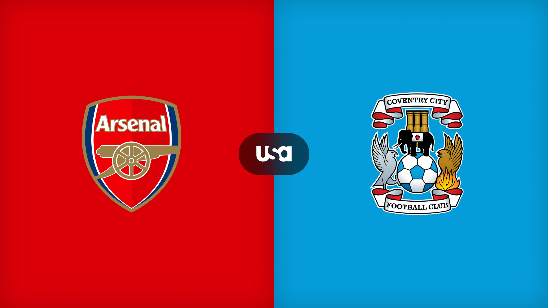 Arsenal versus Coventry City Premier League event artwork