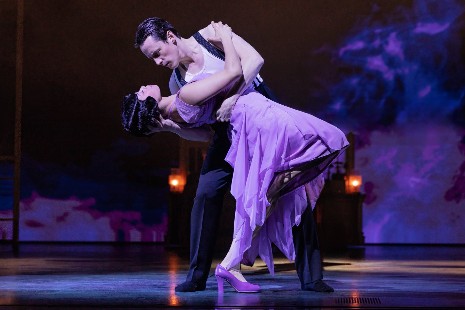 A dramatic dance moment from The Great Gatsby musical
