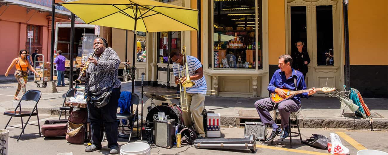 Stadsbeeld van New Orleans in de Verenigde Staten