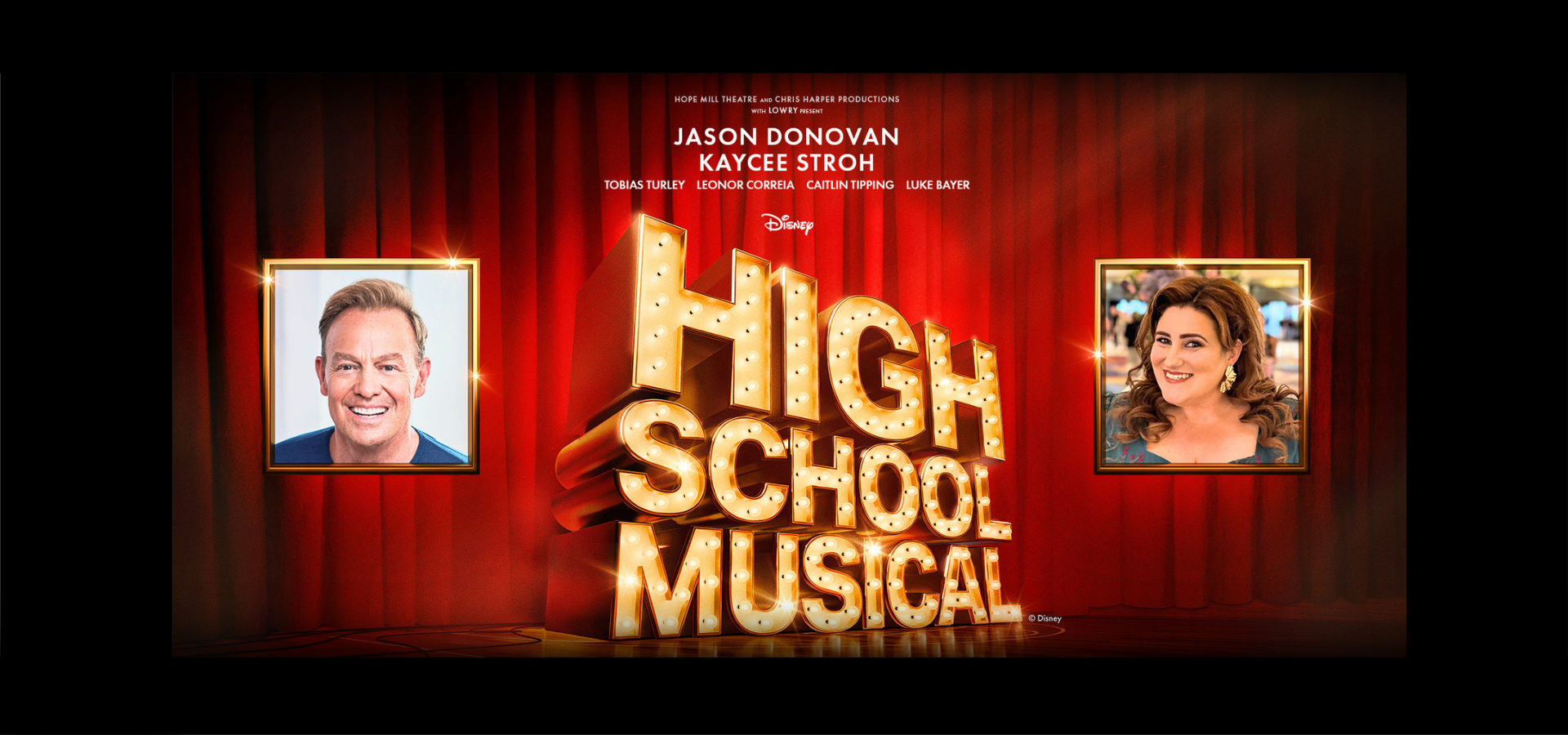 High School Musical promotional banner at Lowry