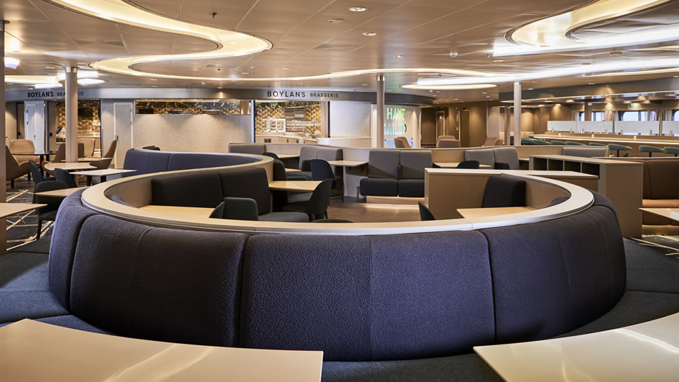 Boylan’s Brasserie à bord d un ferry