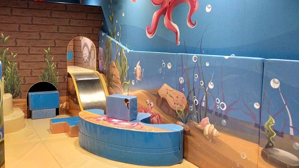 Espace de jeux pour enfants à bord
