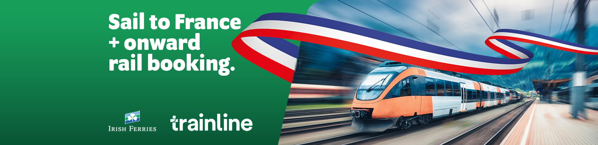 SailRail journey from Ireland to France