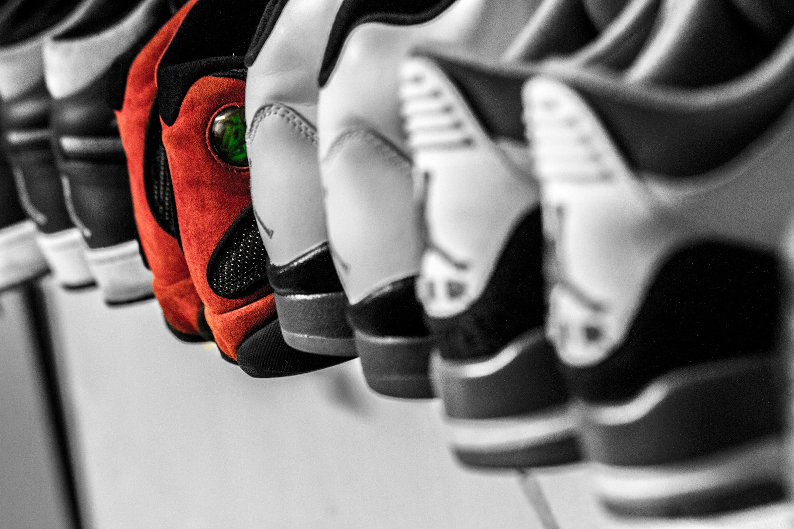 White leather sneaker shown in a clean product-style setting