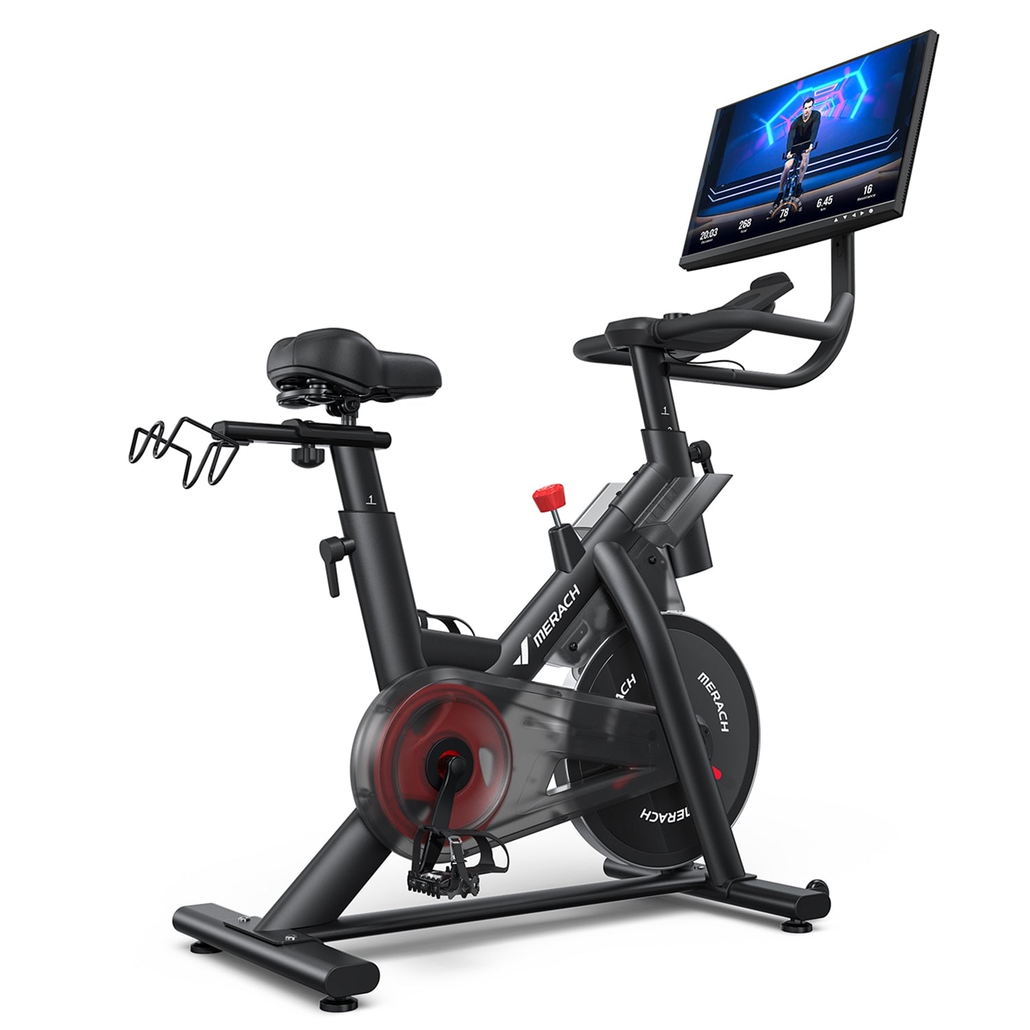 Merach S29R3 exercise bike with rotating screen