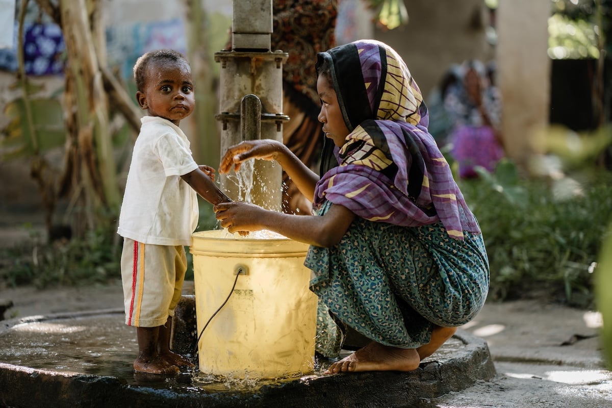 A local water access project supported by Muslim Aid