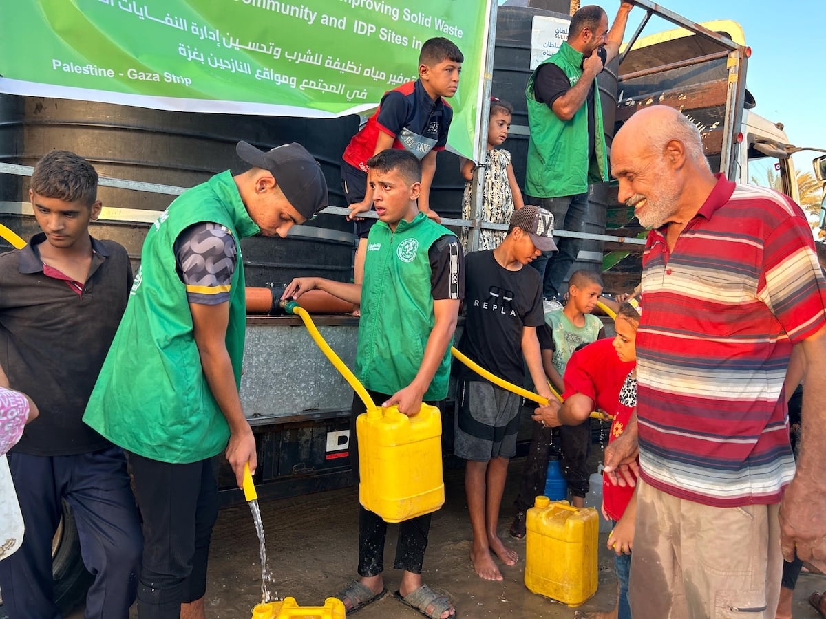 Clean water work supported by Muslim Aid