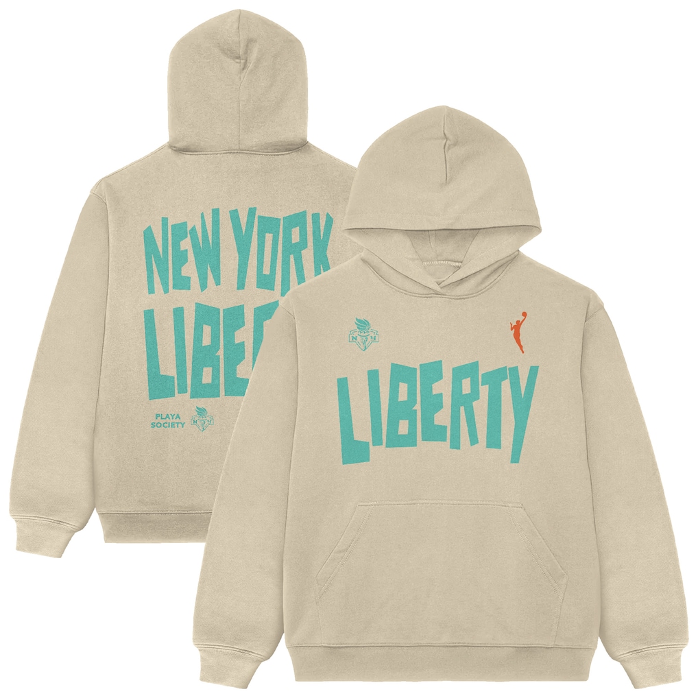 Oatmeal New York Liberty Playa Society Established Hoodie