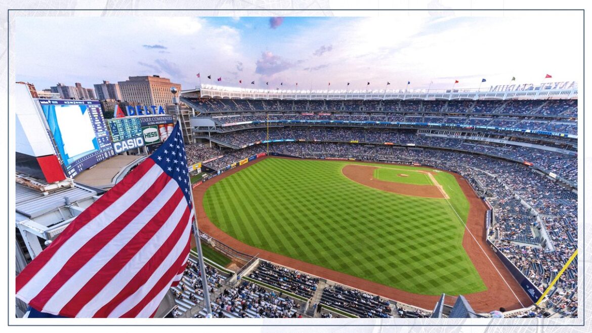 Yankee Stadium interior field