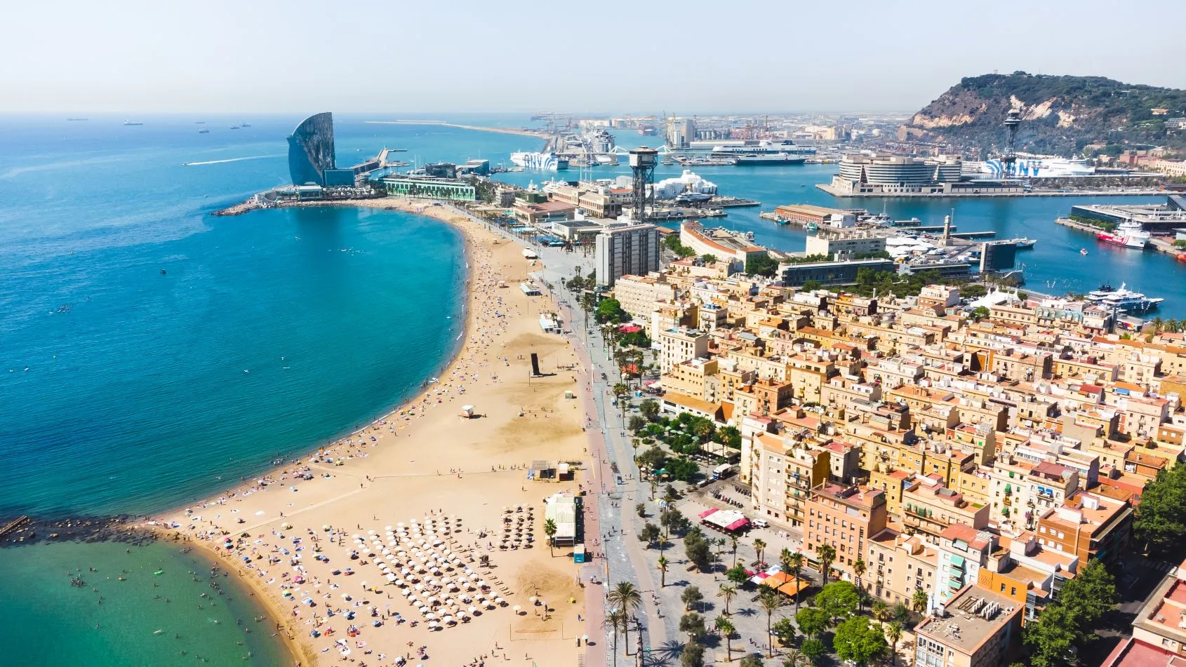 Barcelonan maisema ryhmämatkan kohteena