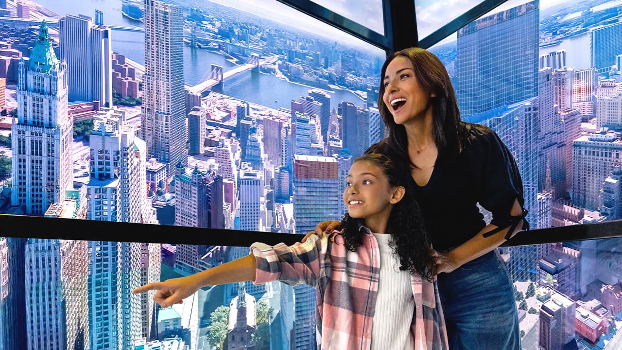 City Pulse interactive storytelling inside One World Observatory