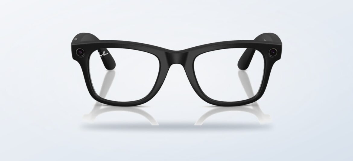 Lentes oftálmicos Ray-Ban Meta Wayfarer negros