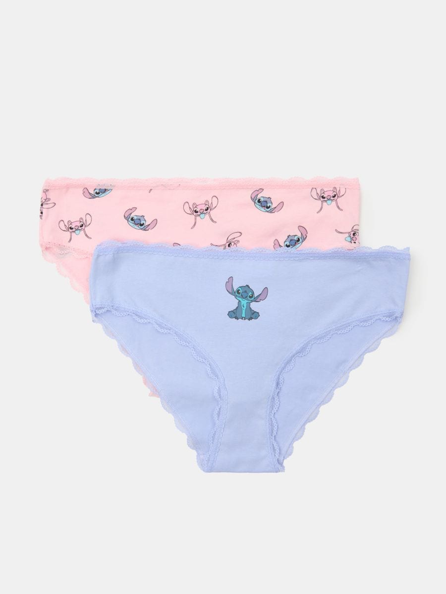 Dviejų medvilninių Stitch kelnaičių pakuotė