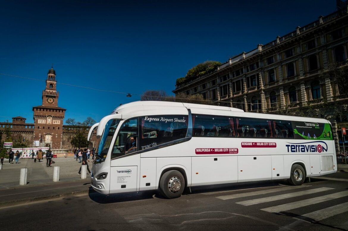 Terravision Bus in Mailand