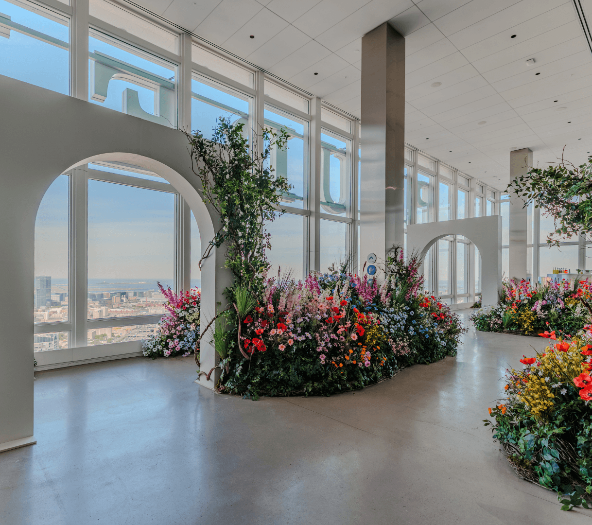 Interaktive Summer-Reimagined-Installation bei View Boston