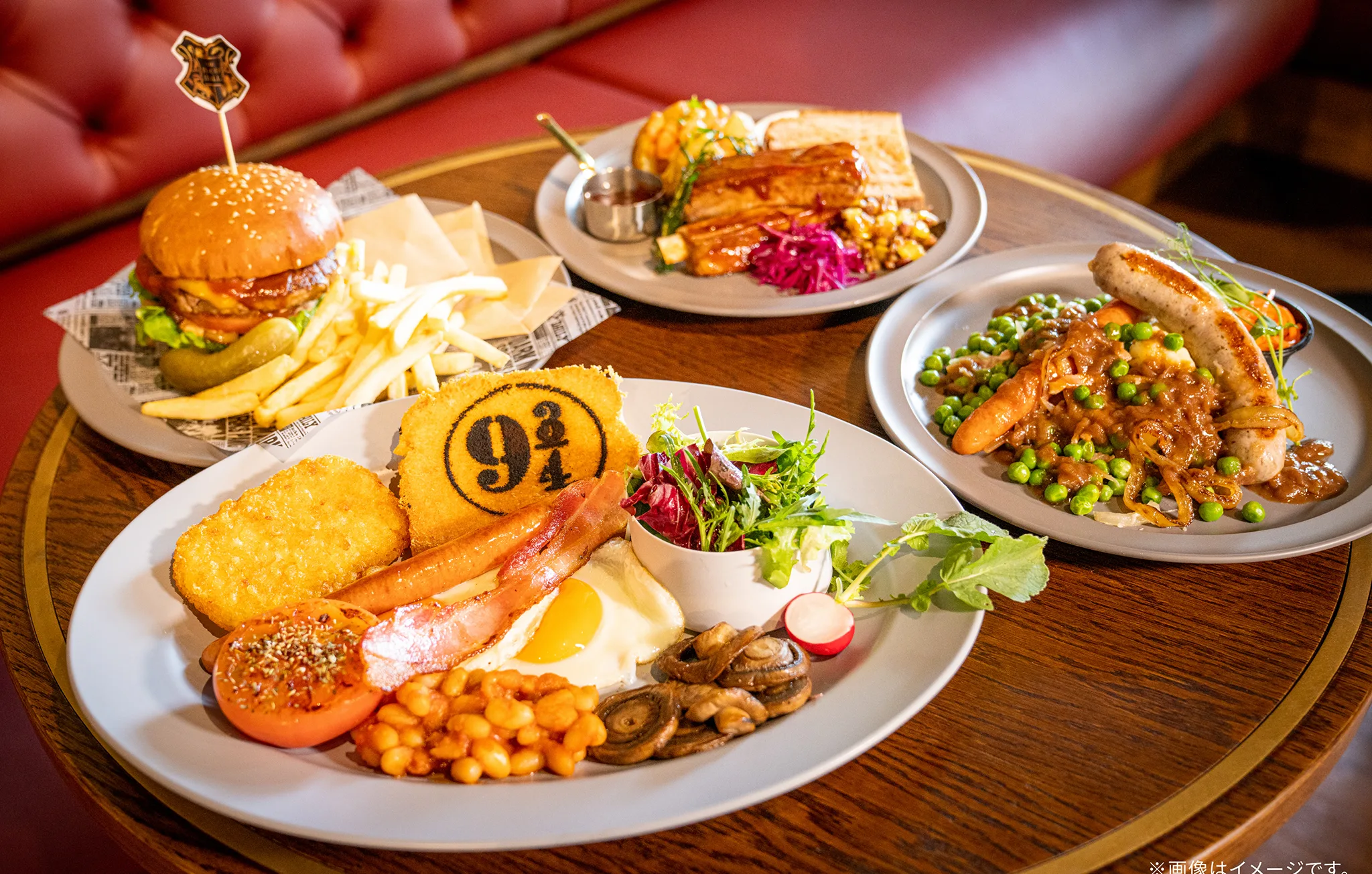 Themed food served at Warner Bros. Studio Tour Tokyo