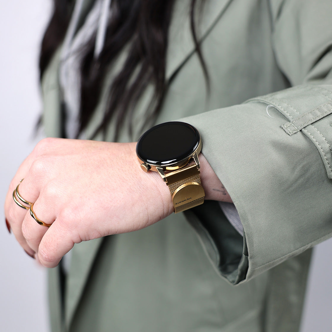 Wristr Motus Silikonarmband in Gelb