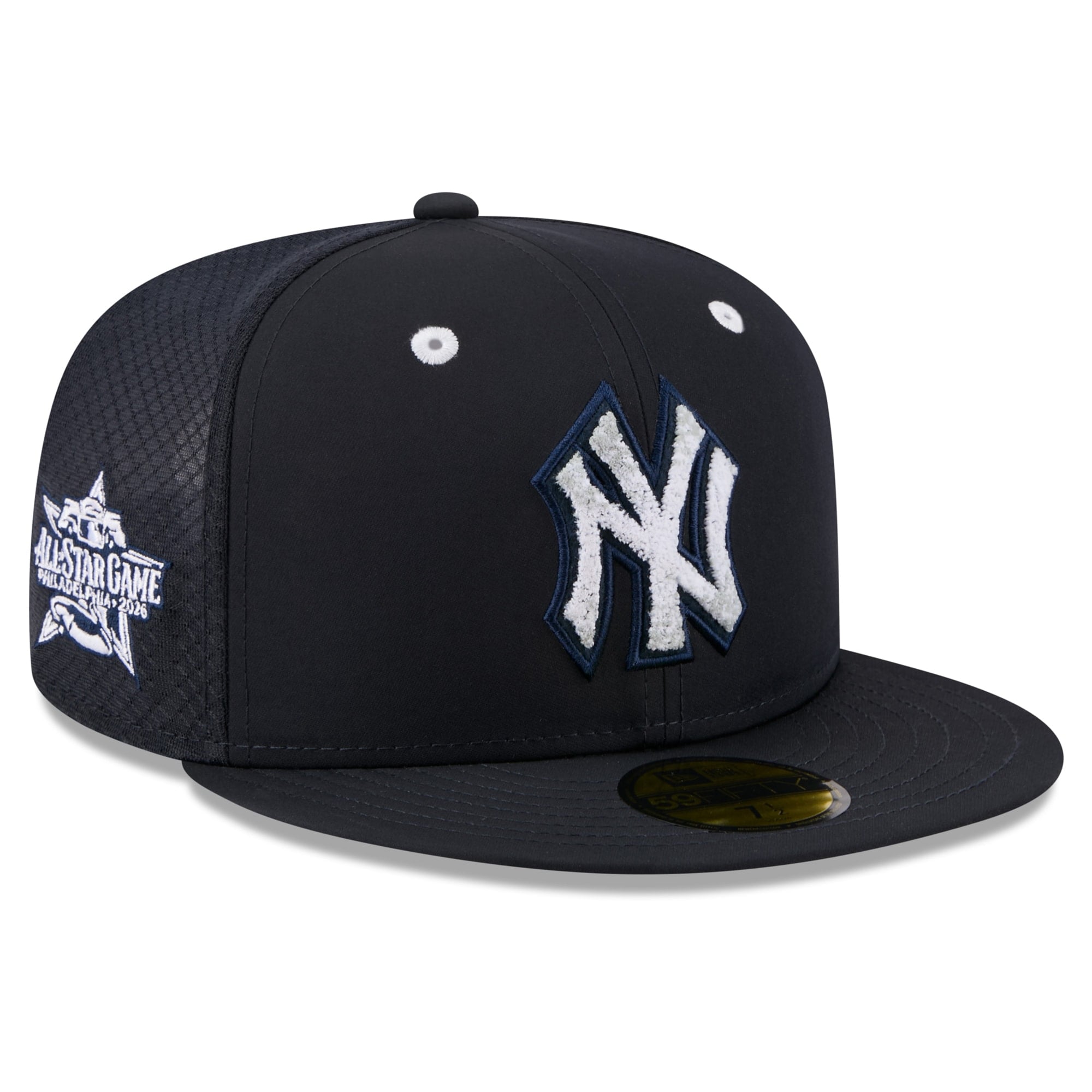 Navy New York Yankees 2026 MLB All Star Game workout fitted cap
