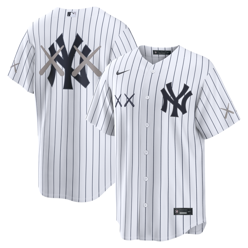 New York Yankees Nike x KAWS white stadium jersey