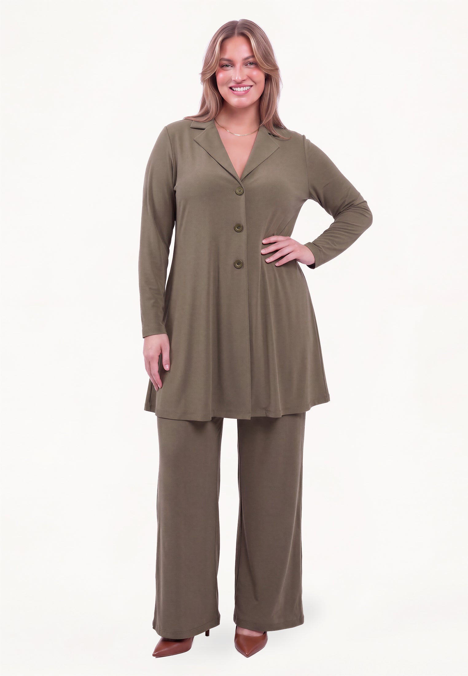 Blazer A-line UNI DOLCE vert clair Yoek