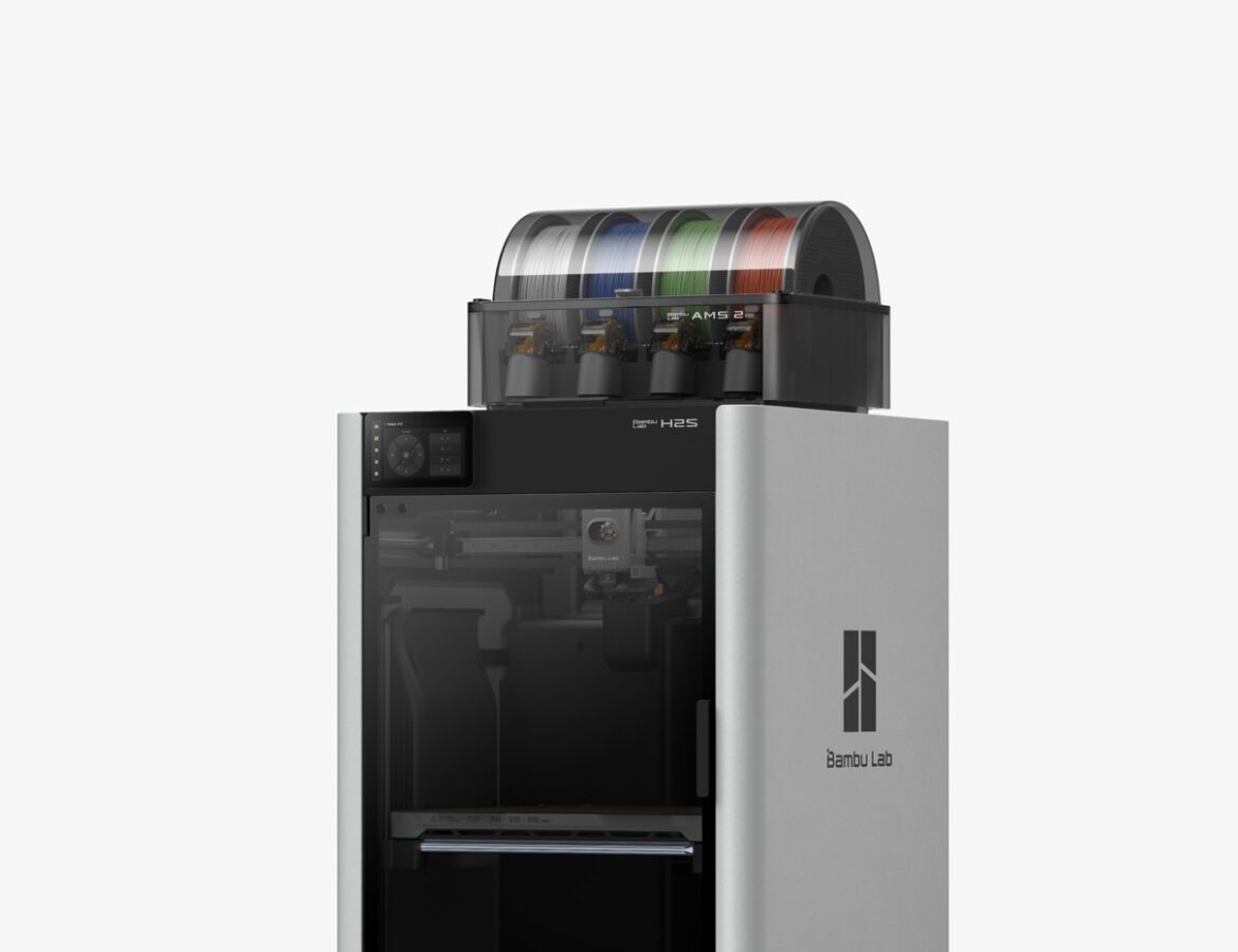 Bambu Lab H2S AMS Combo enclosed 3D printer