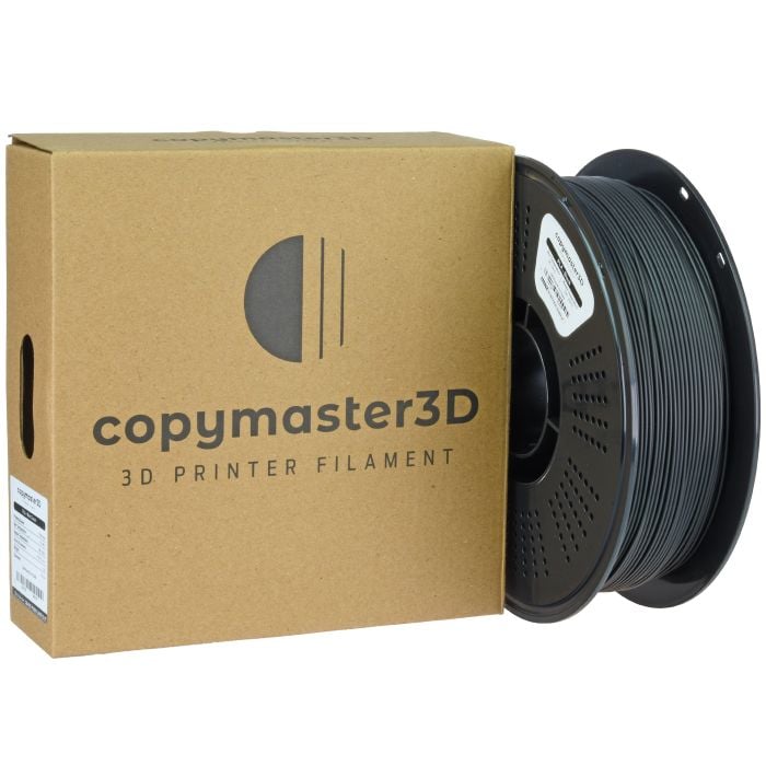 Copymaster3D black PLA filament spool