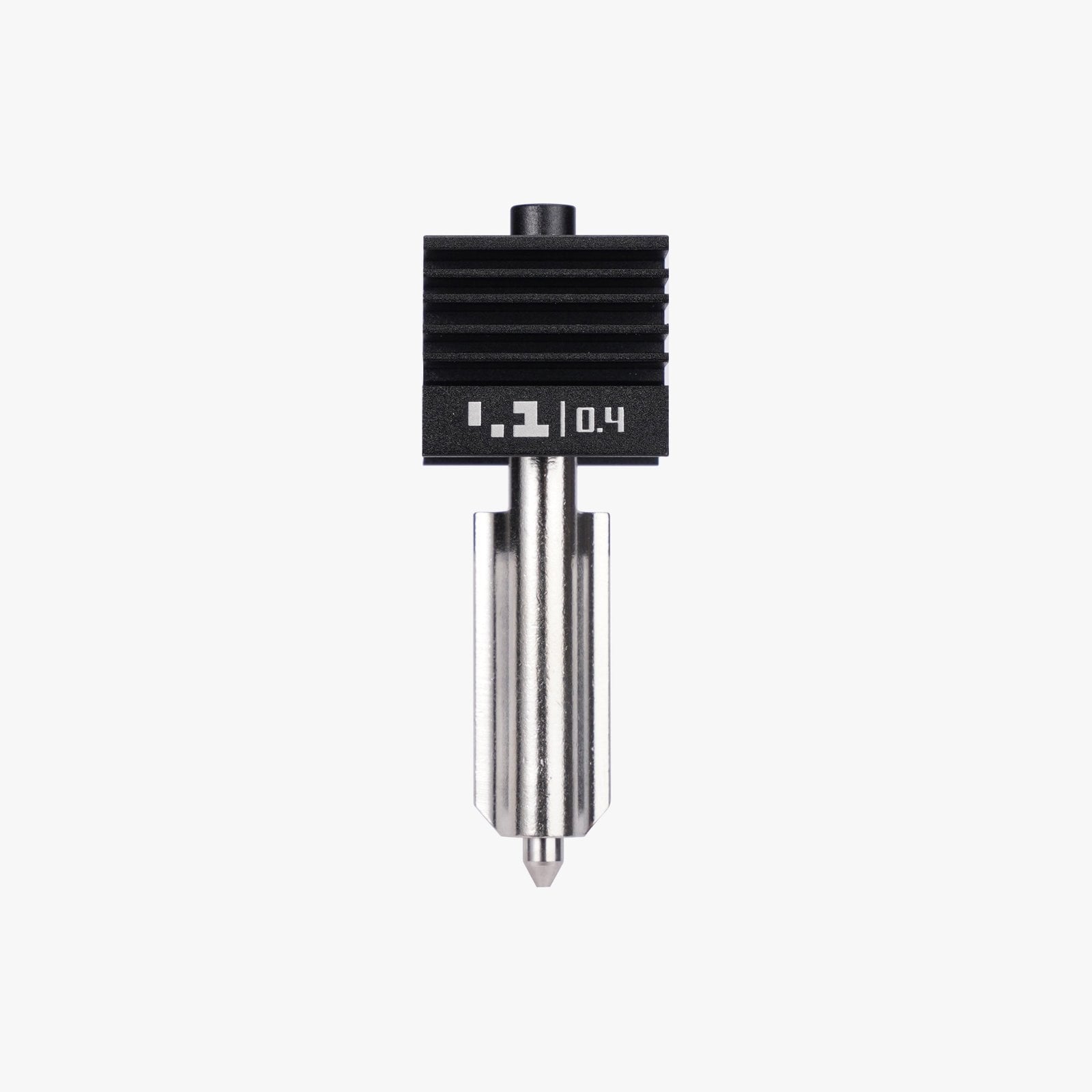Bambu Lab hotend with hardened steel nozzle