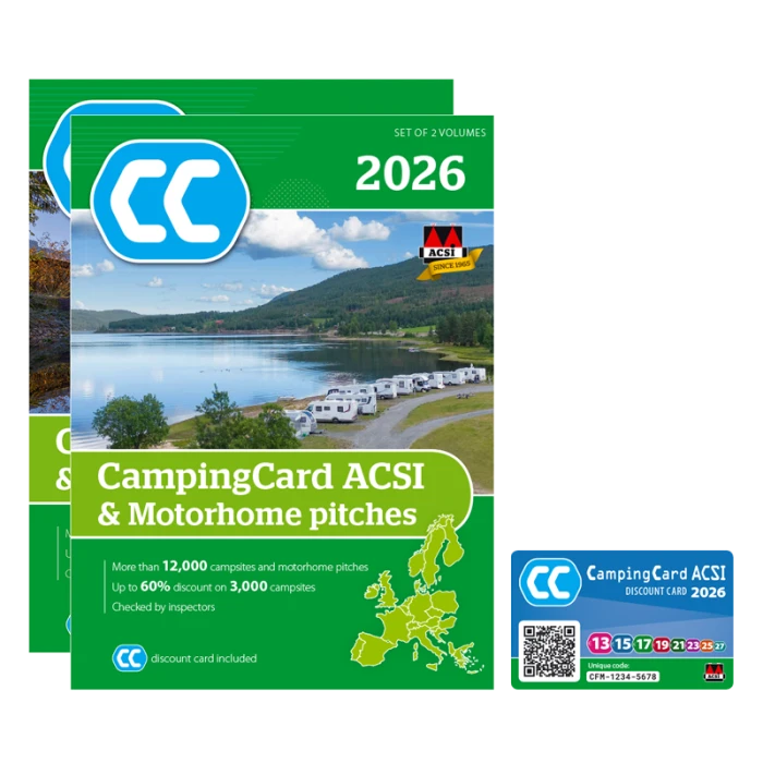 CampingCard ACSI Motorhome Pitches guide and card