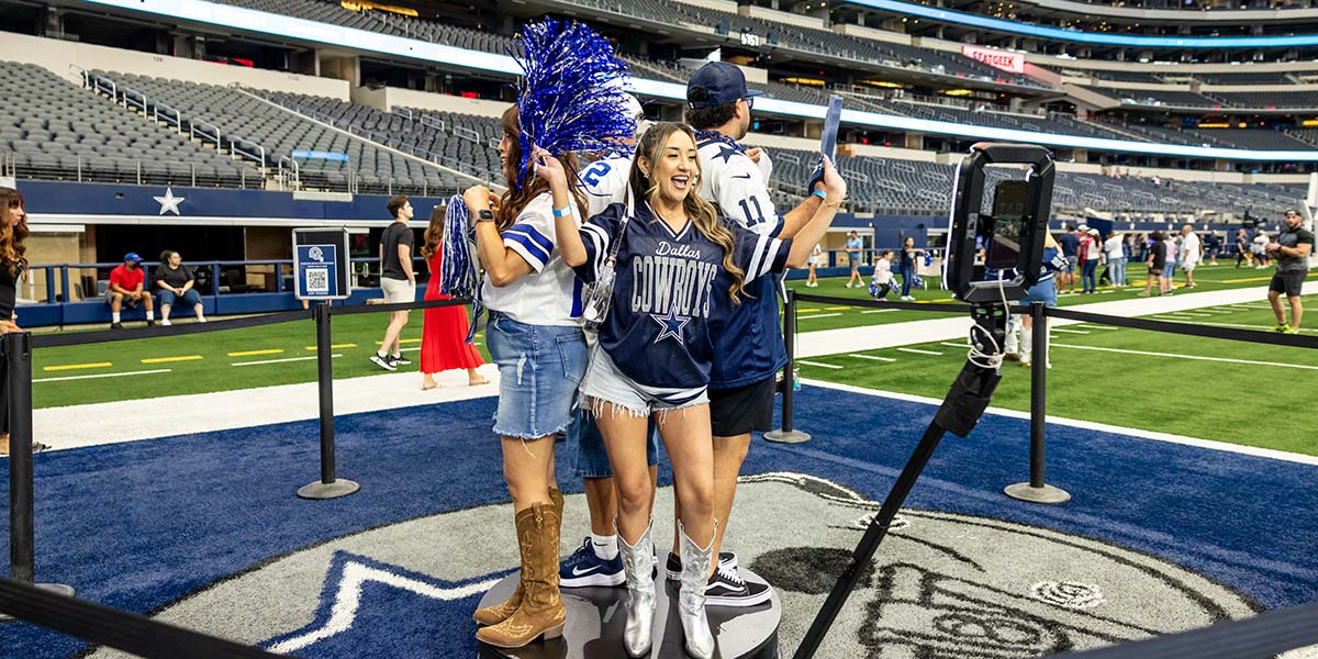 Visitors at AT&T Stadium during Rally Day