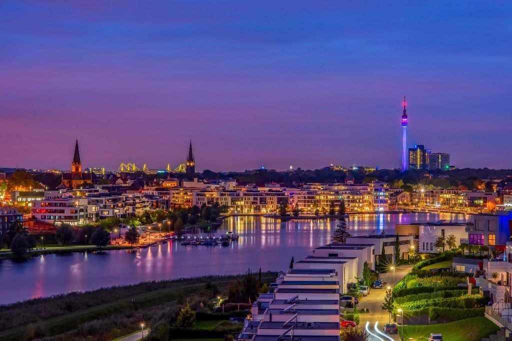 Stadtansicht von Dortmund als Ziel für eine Kurzreise
