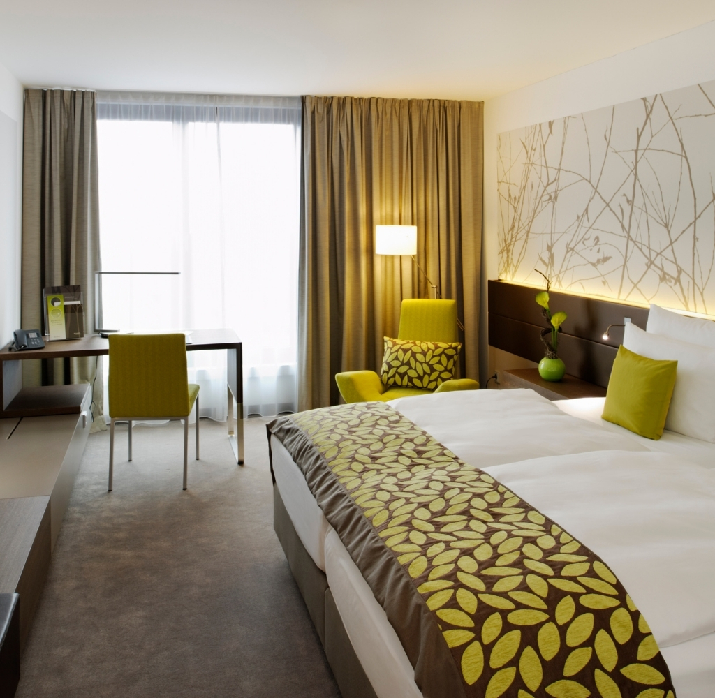Modernes Hotelzimmer im Atlantic Congress Hotel Essen