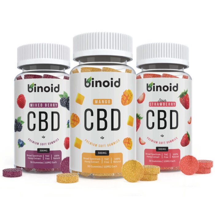 Binoid CBD Gummies product assortment