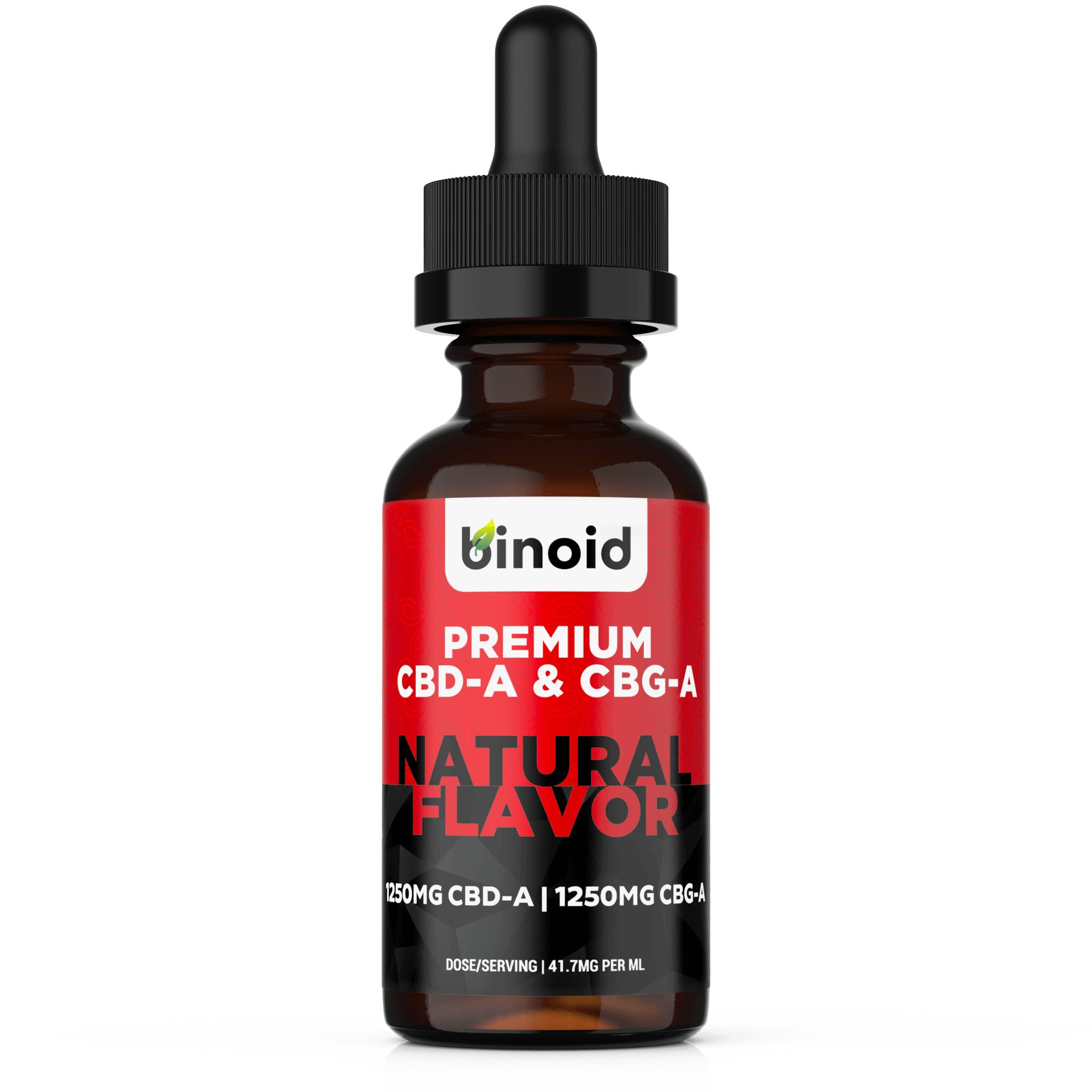 Binoid CBDA and CBGA 2500mg tincture bottle