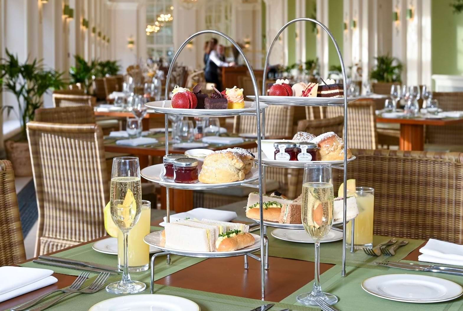 Afternoon tea in the Orangery at Blenheim Palace