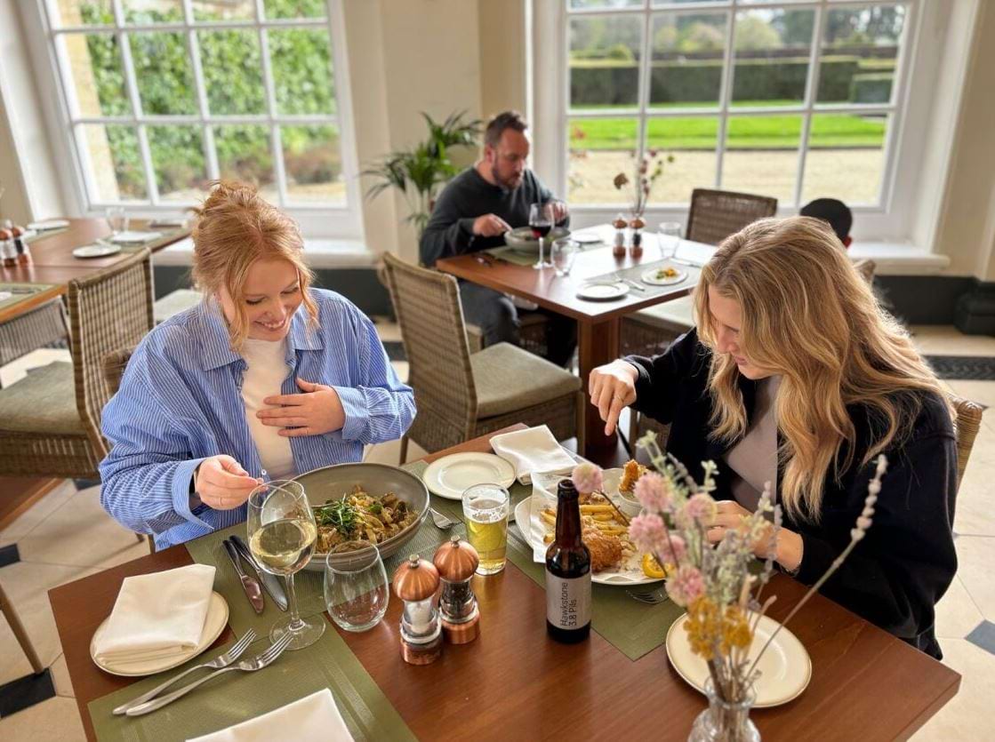Spring dining setting in the Orangery at Blenheim Palace