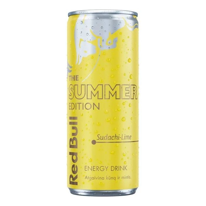 Red Bull Edition Sudachi Lime 2026 Dose vor hellem Hintergrund
