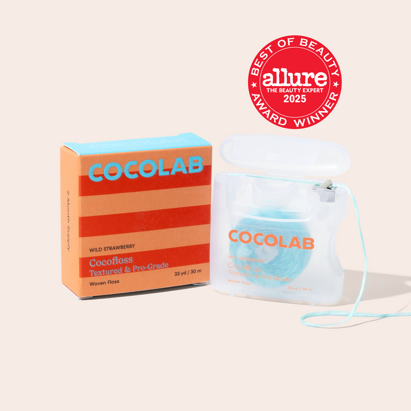 Wild Strawberry Cocofloss spool with award badge