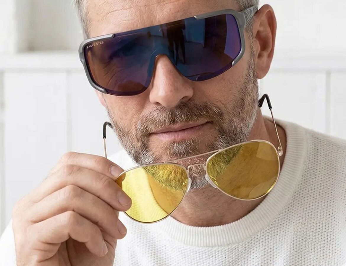 Lentes EagleEyes Steller Blue y NightLite en una escena de uso